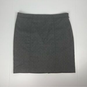 Banana Republic Skirt Womens Gray Polka Dot Size 14